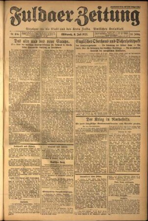 Ausgabe vom Mittwoch, den 08. Juli 1925.