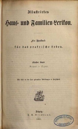 Illustrirtes Haus- und Familien-Lexikon : Ein Handbuch für das praktische Leben, 5. Kopal - Ozon