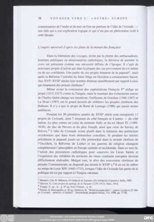 L՚empire universel d՚après les plans de la monarchie française