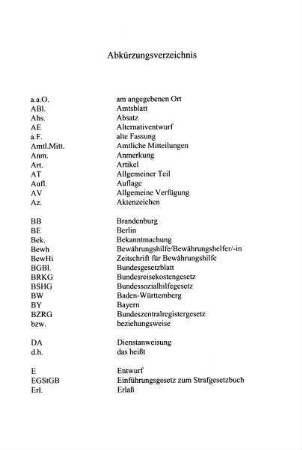 319-322, Abkürzungsverzeichnis