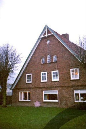 Bünningstedt: Dorfstraße: Bauernhaus: Giebelseite Wohntrakt