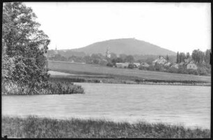Wermsdorf. Blick auf Wermsdorf und den Collm