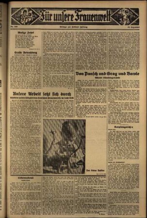 Zweite Ausgabe vom Mittwoch, den 30. Dezember 1936.