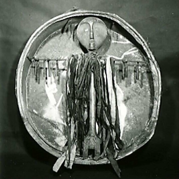 Shaman drum with drumstick