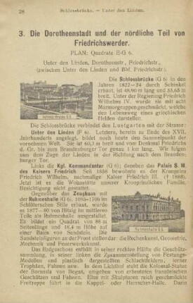 3. Die Dorotheenstadt und der nördliche Teil von Friedrichswerder