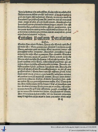 Eurialus Paulinus Baccalarius