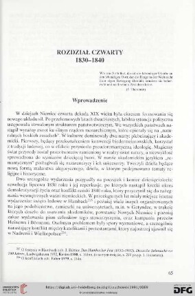 Rozdział IV: lata 1830-1840