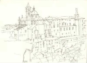 Blick auf Urbino