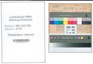 Entnazifizierung Heinrich Weissenborn , geb. 12.03.1896 (Lehrer)