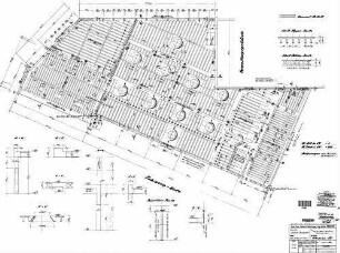Stuttgart Nord: Dienstgebäude Flm-Gebäude Zwischenbau Schalplan Erdgeschoß