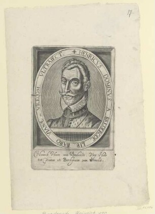 Bildnis des Henricvs a Brederode