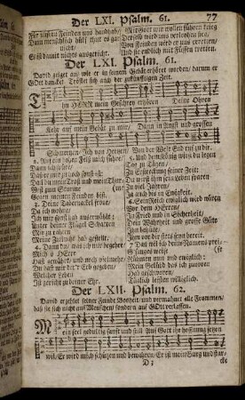Der LXI. Psalm. - Der XC. Psalm.