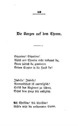 Die Sorgen auf dem Throne