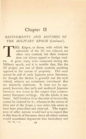 Chapter II. Refinements and pastimes of the military epoch (continued)