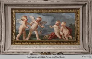 Gewölbedekoration mit Amoretten und Grotesken