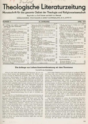 241-249 Die Anfänge von Luthers Auseinandersetzung mit Thomismus