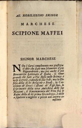 Il paradiso perduto, T. 1 (1740)