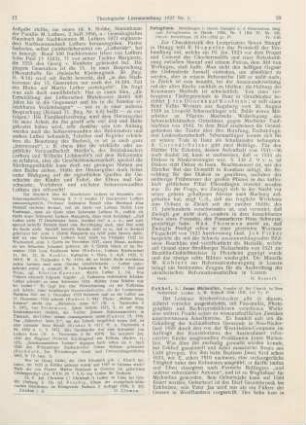 18 [Rezension] Zwingliana. Mitteilungen zur Geschichte Zwinglis und der Reformation. 1926, Nr. 1. (Bd. IV, Nr. 11.)