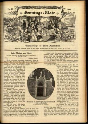 Ausgabe vom Sonntag, den 25. September 1904.