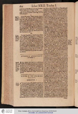Liber XXII. Titulus II.