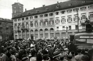Nationalsozialismus - Kundgebungen, Feiern, Festtage. Durchmarsch der siegreichen Truppen