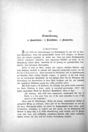 XII. Entwässerung