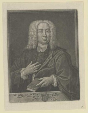 Bildnis des Johann Friedrich Flattich