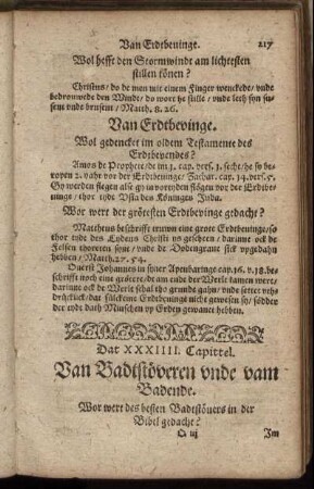 Dat XXXIIII. Capittel. Van Badtstöveren unde vam Badende.