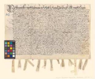 Altmärkische und prignitzsche Städte verschreiben sich Heinrich Asseburgs Erben zu Stendal über 450 Taler.