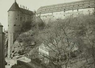 Bautzen, Ortenburg : Bautzen, Ortenburg. Schlosswasserkunst von Süden