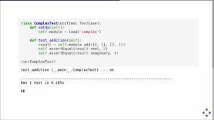 Writing unit tests for C code in Python