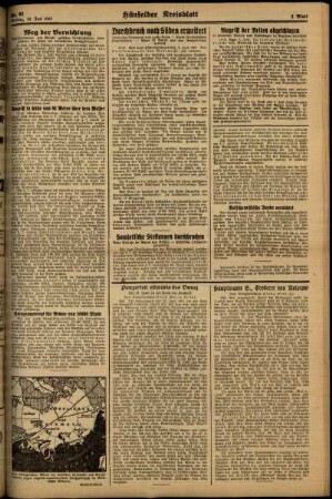 Zweite Ausgabe vom Freitag, den 10. Juli 1942.
