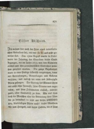 Eilfter Abschnitt