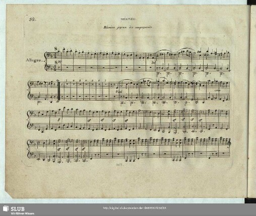 Allegro (Réunion joyeuse des compagnards / Lustiges Zusammenseyn der Landleute)