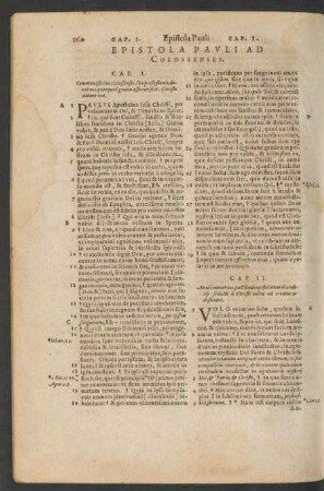 Epistola Pavli Ad Colossenses.
