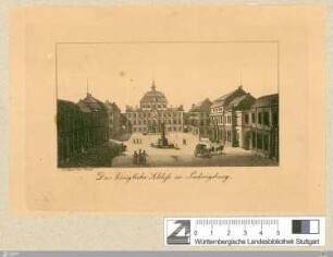 Das königliche Schloss in Ludwigsburg