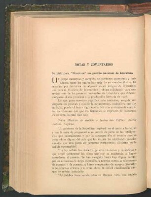 Se pide para "Nosotros" un premio nacional de literatura
