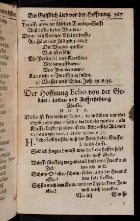 567-569, Der Hoffnung Echo