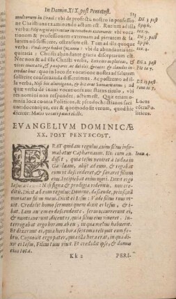 Evangelivm Domincae XXI. Post Pentecosten.