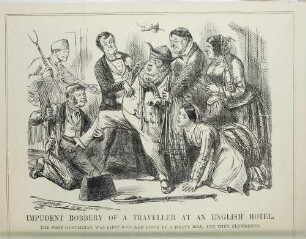 Impudent robbery of a traveller at an English hotel