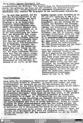 Forum Städte Hygiene März/April 1988