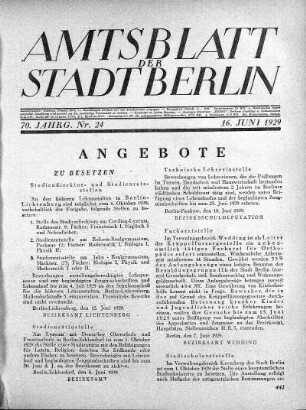 1929,24: Nr. 24, 16. Juni 1929