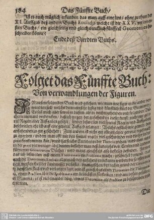 Folget das Fünffte Buch: Von verwandlungen der Figuren.