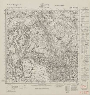 2980 Neuburg, Topographische Karte 1:25000 (4cm - Karte)