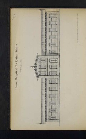 Hütten Hospital für kleine Städte.
