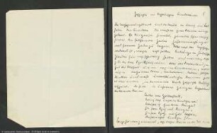 Aufsatzfragmente "Geschichte im anhaltischen Kinderreim" (Manuskript)