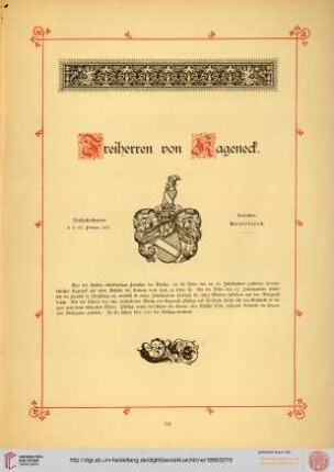 von Kageneck, von Kettner, von Khuon-Wildegg, von Killinger, Kleiser von Kleisheim, von Kleudgen, von Klock, von Klüber, von Kniestedt, von Krafft-Festenberg, von Krutheim