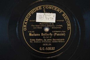 Madama Butterfly : Un bel di / (Puccini)