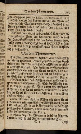 345-356, Von dem Thermometer. - Von dem Manometer.