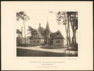 Städtische Wasserwerke Berlin, Werk Müggelsee: Beamten-Wohnhaus (Materialienverwalter und Maschinisten) (Tafel 5)